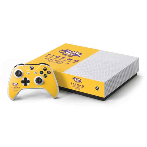 LSU Tigers Baton Rouge Yellow Xbox One Skins